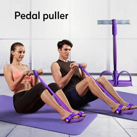 Heavy Duty Peddle Puller Tummy Trimmer Exercise Fitness Band with Strong 4 Tubes for Improving Weight Body Posture Waist and Shape at your Home Rs 1499