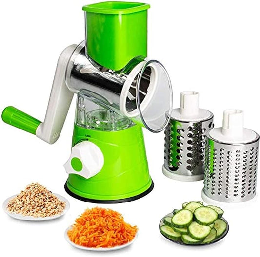 3-in-1 Rotary Vegetable Grater 🌿