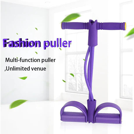 Heavy Duty Peddle Puller Tummy Trimmer Exercise Fitness Band with Strong 4 Tubes for Improving Weight Body Posture Waist and Shape at your Home Rs 1499