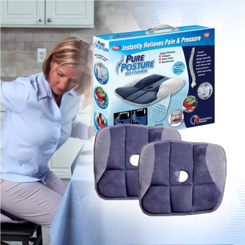 Seat cushion Car seat cushions Chair cushions Pure Postur avoid pain