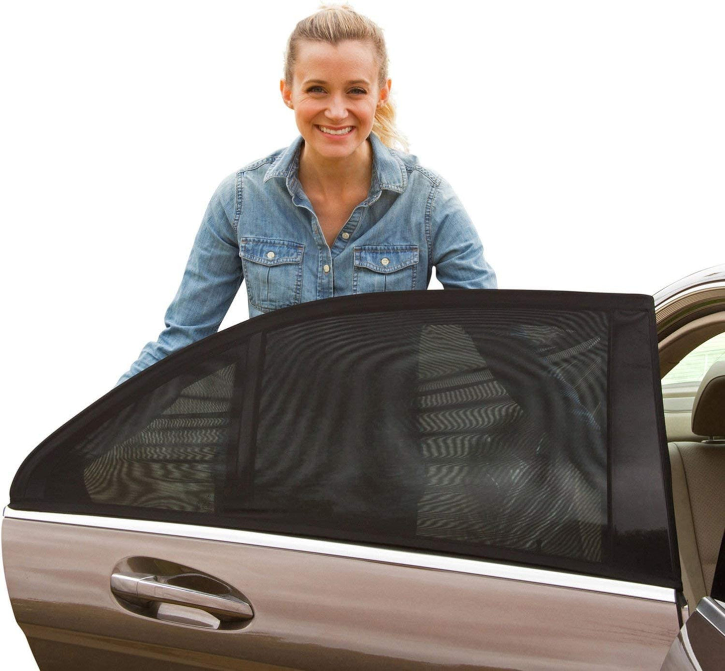 Universal Fit Car Side Window Sun Shade (4 Pack)